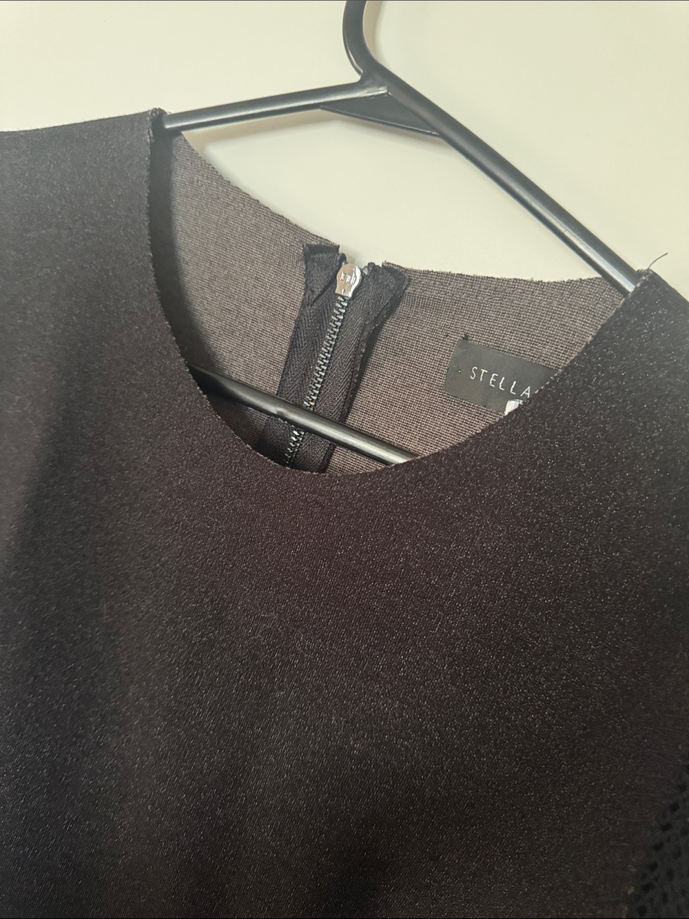 Stella & Jamie women’s black long sleeve slit backing blouse med - Picture 5 of 10